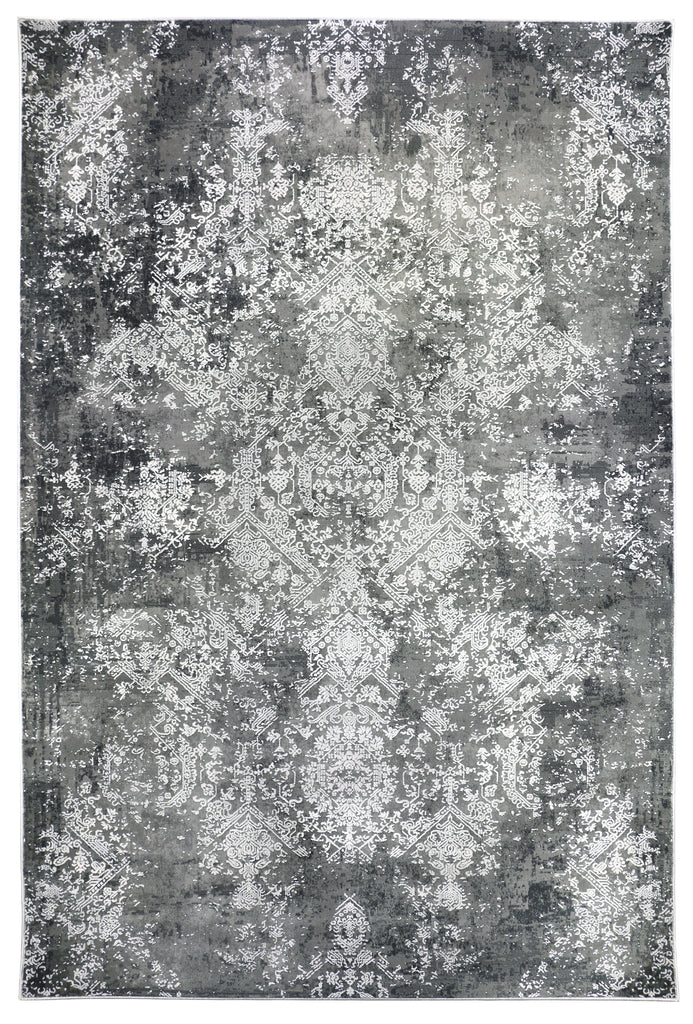 Design Imports Artichoke Diamond Recycled Yarn Rug 2x3 ft